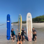Thanks for choosing me as your surf instructor guys, really appreciate it! The most handsome Algerian males in Santa Teresa Beach.
